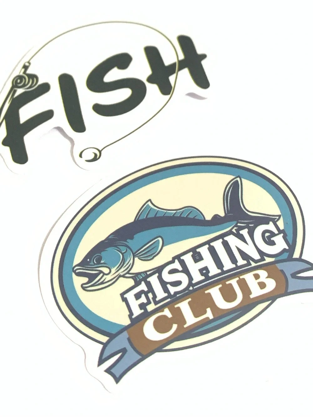 Fishing Sticker Set - 2 Piece